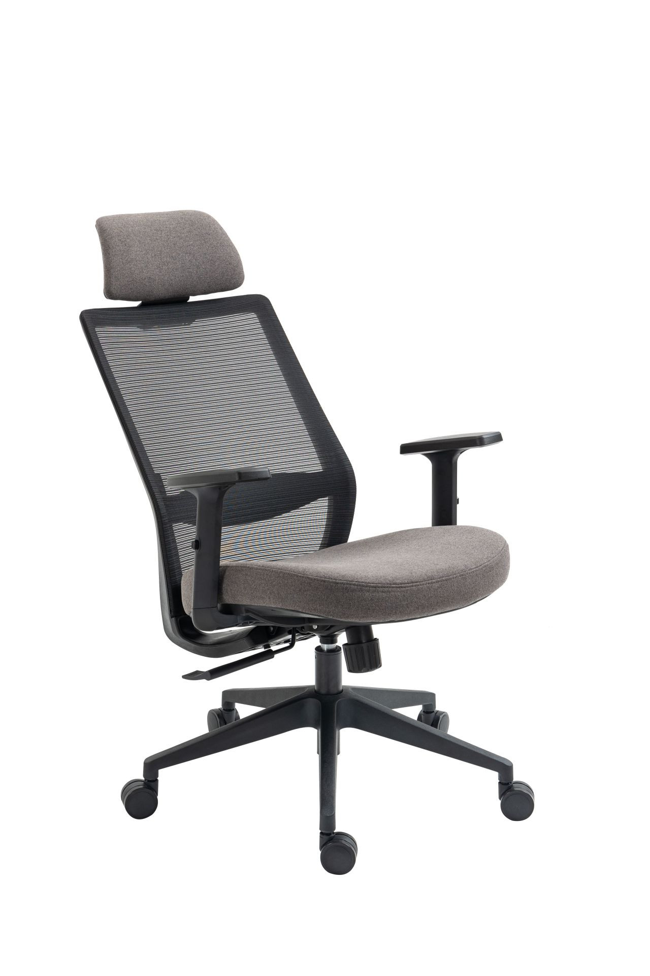 Fotel obrotowy FB25-FX (B) czarno-szary