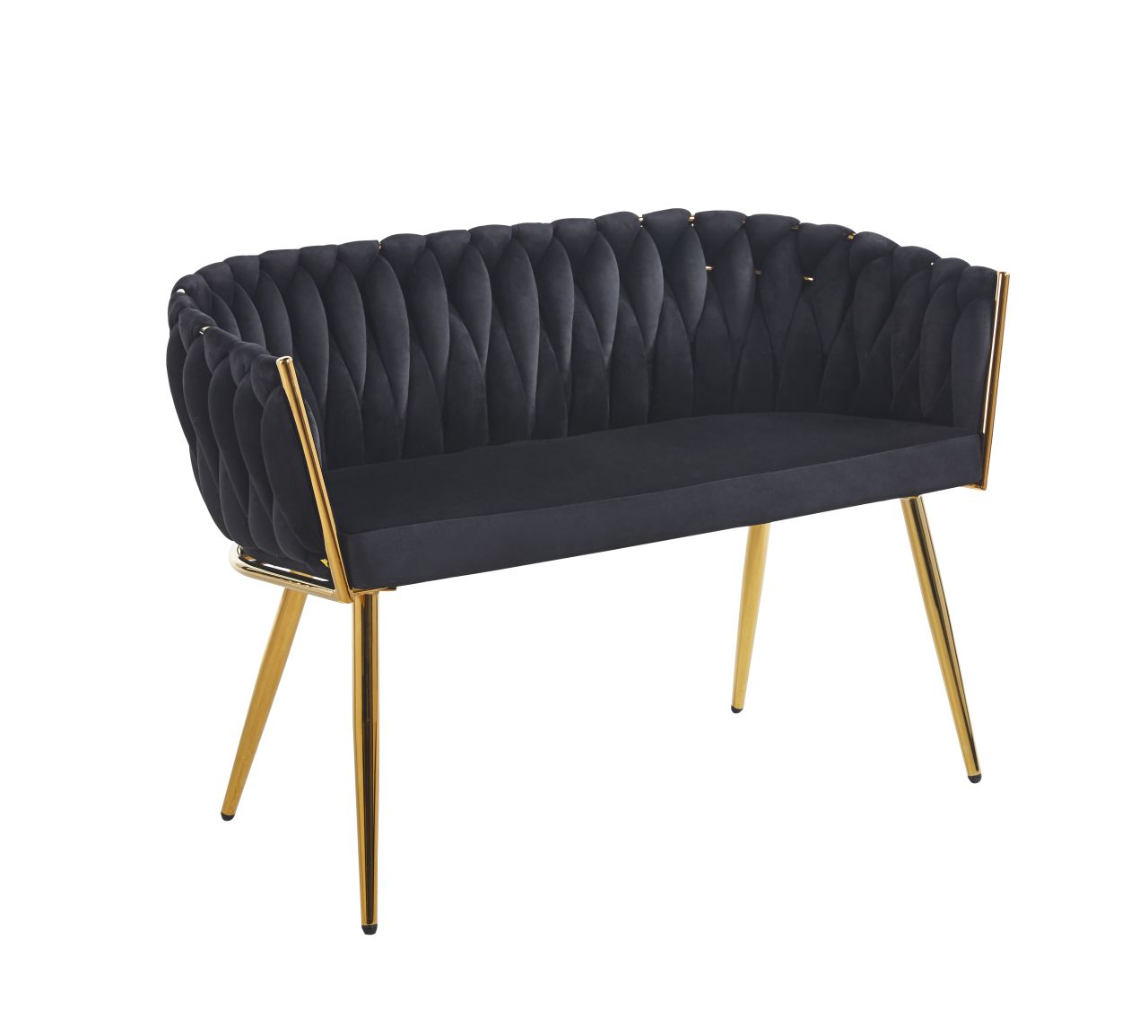 Sofa SF2-FX (G) velvet czarna