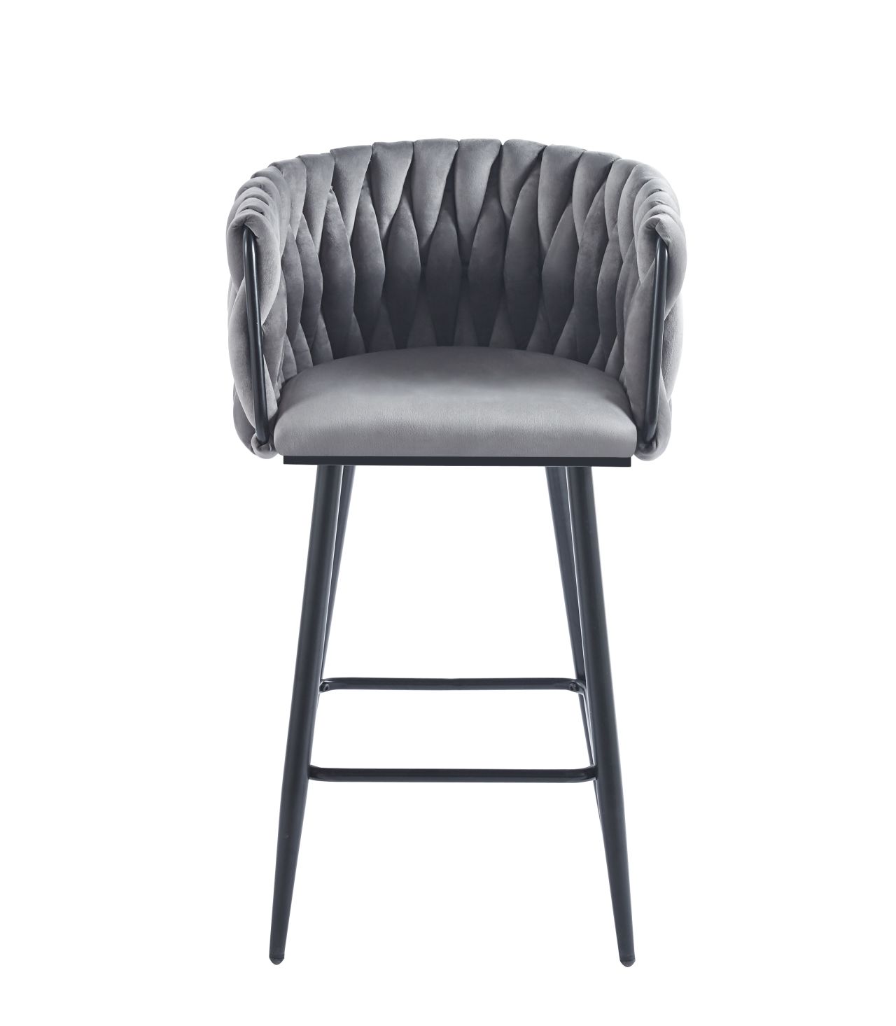 Hoker H7-FX velvet szary (stelaż czarny)