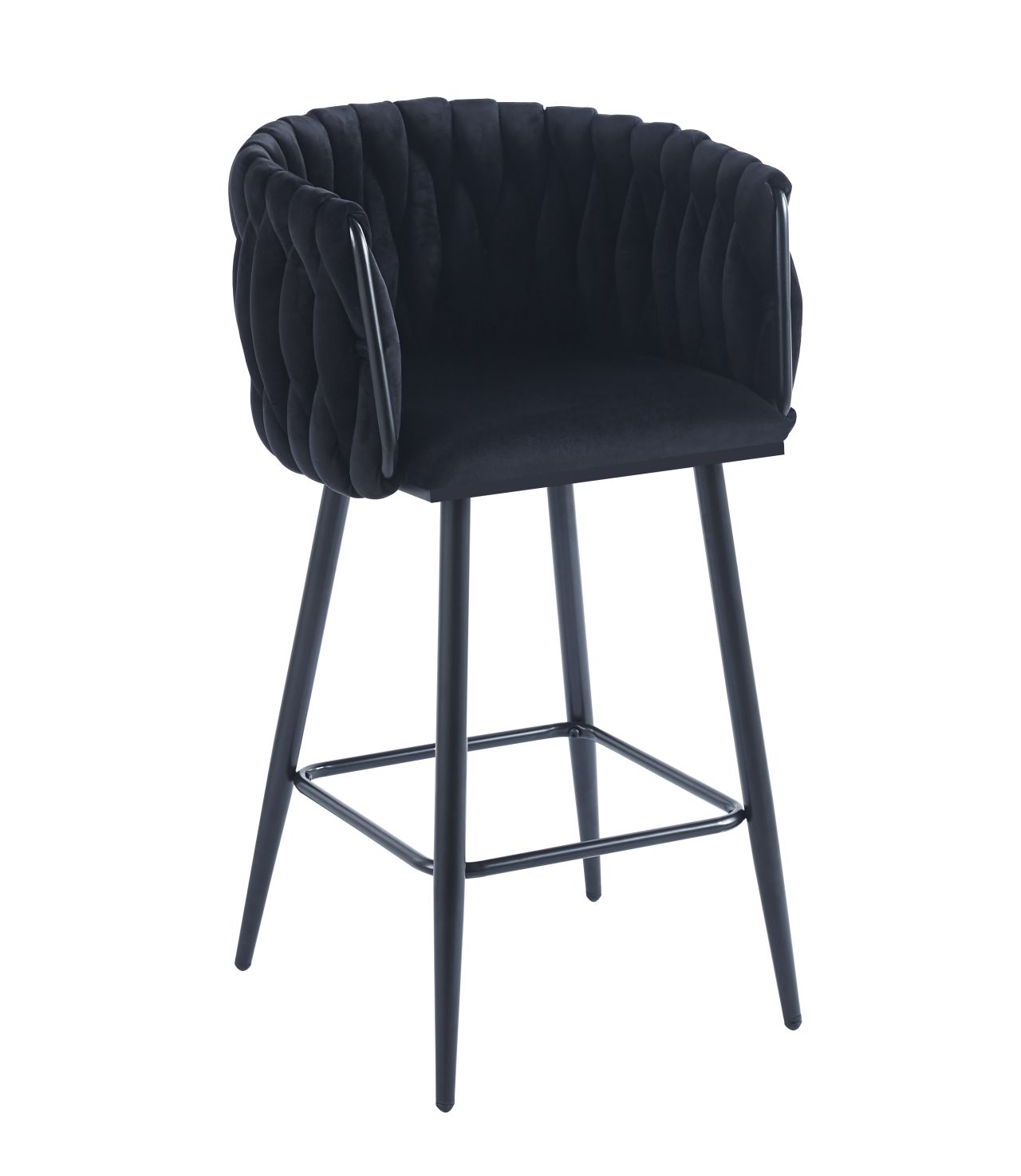 Hoker H7-FX velvet czarny (stelaż czarny)