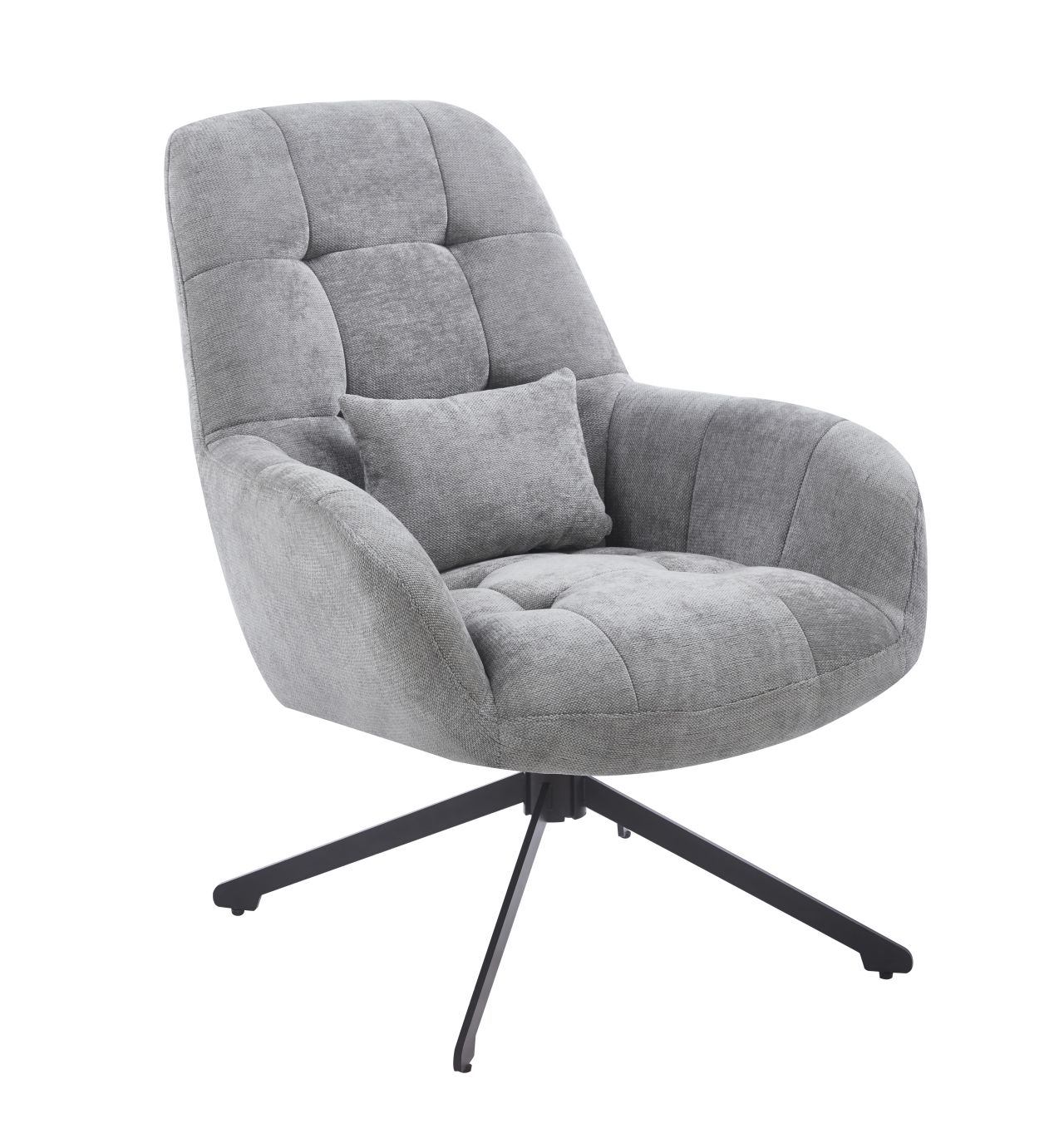 Fotel FR12-FX Holms szary