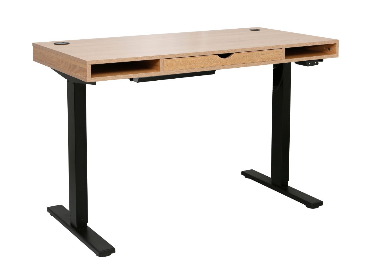 Biurko B13-FX dąb naturalny (elektryczne)