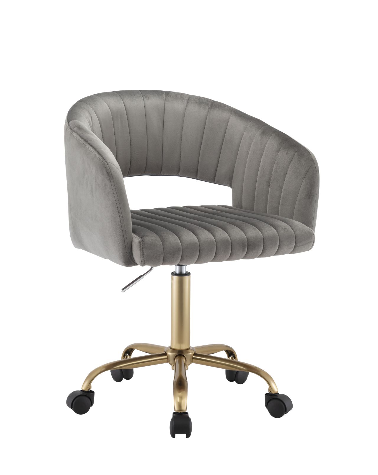 Fotel obrotowy FB7-FX velvet szary