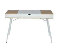 Biurko B16-FX dąb sonoma/białe