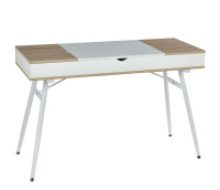 Biurko B16-FX dąb sonoma/białe