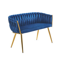 Sofa SF2-FX (G) velvet niebieska