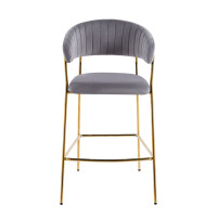 Hoker H3-FX velvet szary (stelaż złoty)