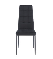 Krzesło K29-FX velvet czarne