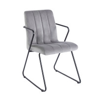 Krzesło K36-FX velvet szare