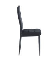 Krzesło K29-FX velvet czarne