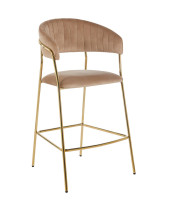 Hoker H3-FX velvet cappuccino (stelaż złoty)