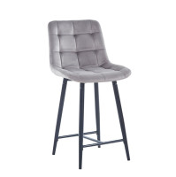 Hoker H1-FX velvet szary (stelaż czarny)