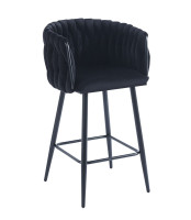 Hoker H7-FX velvet czarny (stelaż czarny)