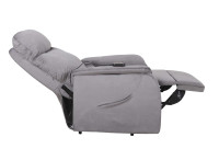 Fotel wypoczynkowy FR3-FX velvet szary