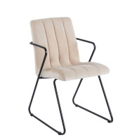 Krzesło K36-FX velvet beżowe