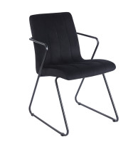 Krzesło K36-FX velvet czarne