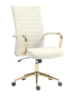 Fotel obrotowy FB14-FX (G) velvet jasny beżowy