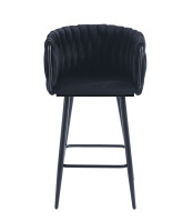 Hoker H7-FX velvet czarny (stelaż czarny)