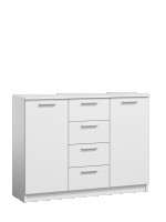 Komoda KOM2(2D4S)-FX biała