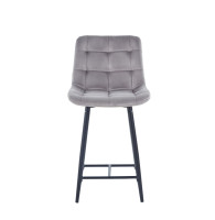 Hoker H1-FX velvet szary (stelaż czarny)